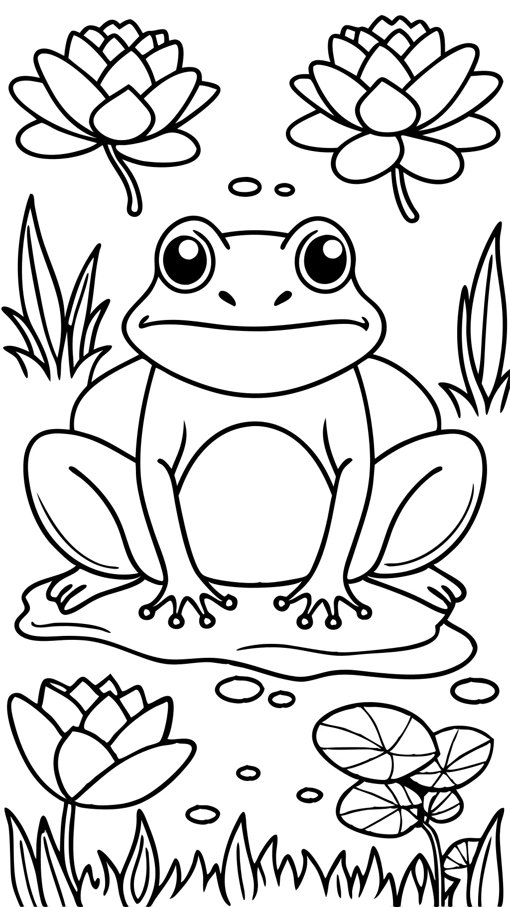 frog coloring pages printable